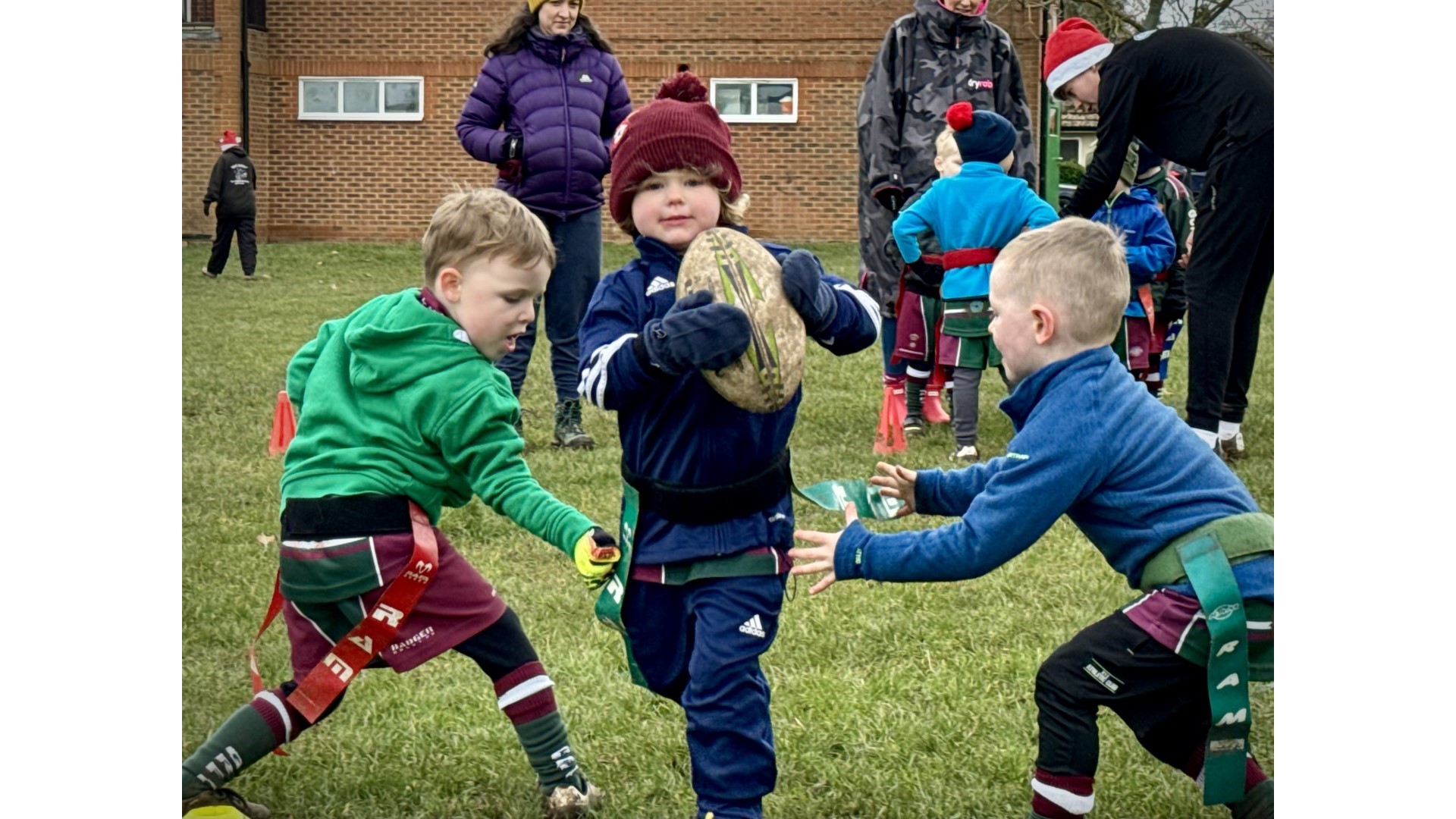 Image of Guildfordians RFC (GRFC) Minis Rugby team located on Stoke Park Guildford